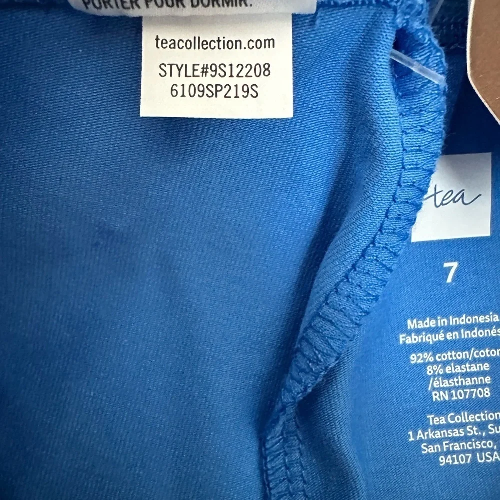 Tea Collection Vibrant Blue Top